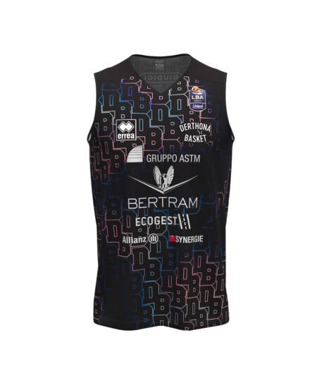 Replica canotta da gara nera Playoff edition 2025-26 - Derthona Basket